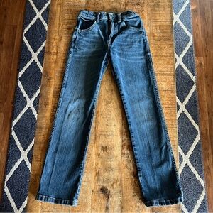 Wrangler Retro Slim Straight Blue Denim Jeans Size 11 Slim